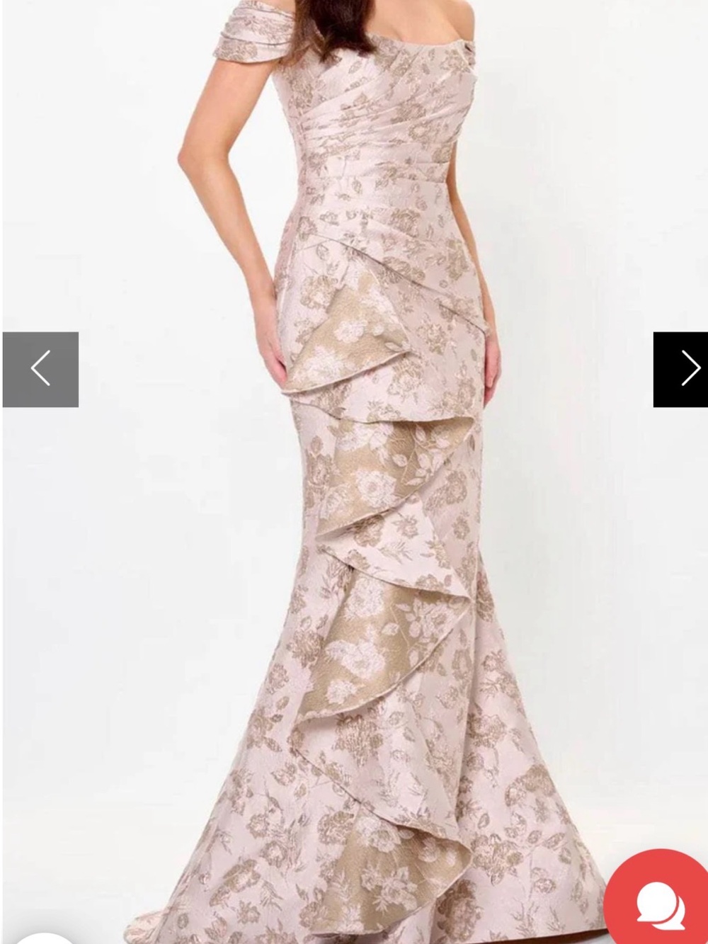 Montage by Mon Cheri M905 - Off Shoulder Brocade Evening Dress